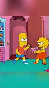 Bart and Lisa fight again #simpsons
