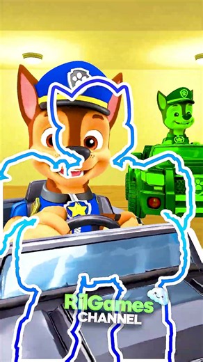 CAN CATCH CHASE Paw Patrol HELICOPTER POU POLICE MUSCLE Liminal Hotel in Garry's Mod