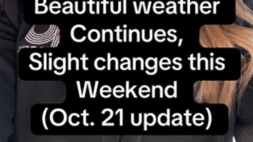 Slight forecast pattern change this weekend