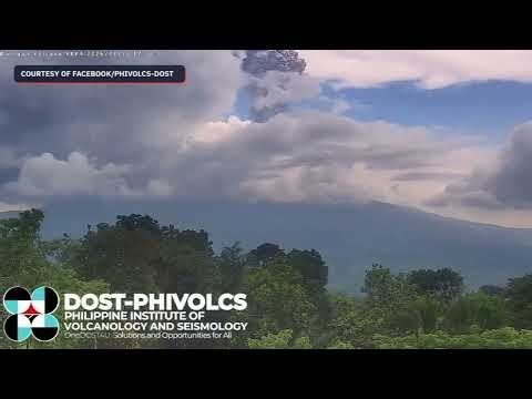 'Moderately explosive eruption' at Kanlaon Volcano