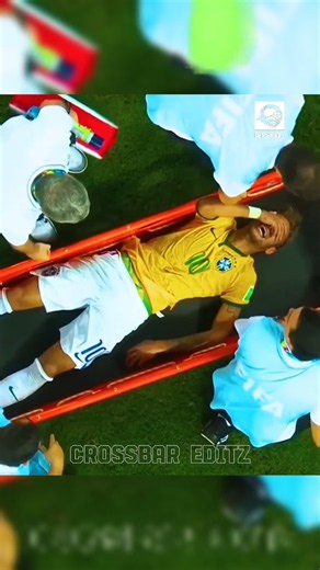 Neymar’s World Cup Dream Shattered 💔😭 | Brazil vs Colombia 2014 #Shorts