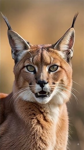 🐈 Meet the Majestic Caracal! 🧡🖤
