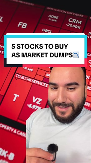 5 STOCKS TO BUY AS MARKET SELLS OFF!📉 #stocks #stockmarket #tradingstocks #marketcrash #investing
