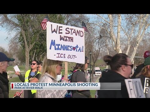 Protests held in Bakersfield amid latest ICE operations, deadly shooting in Minnesota