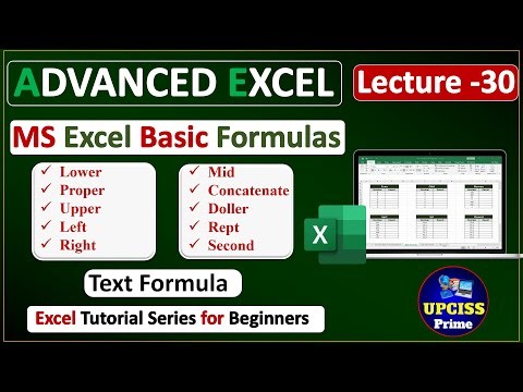 Microsoft Excel TEXT Function in Hindi | Are You Properly Using TEXT Formula in Excel? | Lecture-30