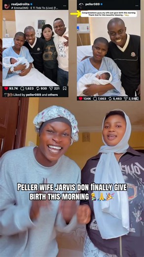 Jarvis has reportedly given birth this morning! 🥹🍼🎉 Huge congratulations to Peller and Jarvis🎉❤️🙏👶