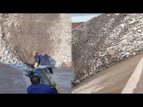 Relaxing Sounds：Ship Unloading Pebbles — Stress-Relieving Video