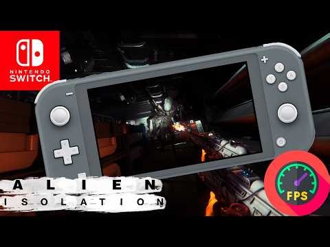 Alien Isolation Nintendo Switch Lite Gameplay