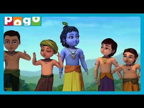 Kanha’s Craziest Game of Cops & Robbers!🪈🐄| Little Krishna - English Cartoon | @PogoChannel