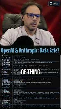 AI Security: Why Your Data Isn't Safe With OpenAI & Anthropic #shorts