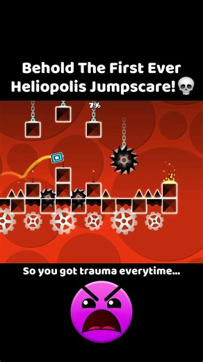 Not The Heliopolis Jumpscare in Geometry Dash! #shorts