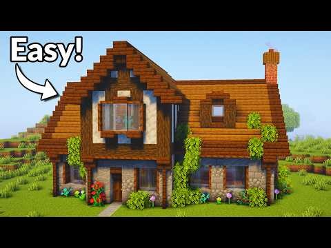 Minecraft: How to Build a Large Medieval House | Tutorial🏠