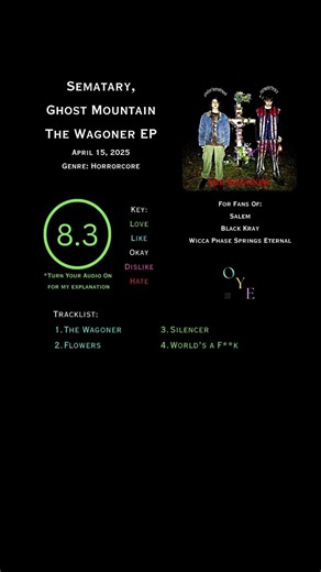 Album Review: Sematary, Ghost Mountain - The Wagoner EP #sematary #ghostmountain #albumreview