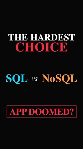 Stop Choosing the Wrong Database! (SQL vs NoSQL)