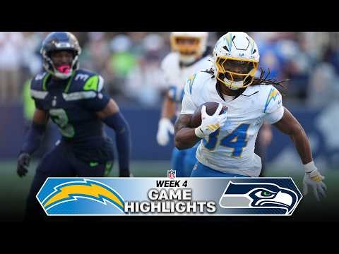 Los Angeles Chargers vs. Seattle Seahawks Game Highlights | NFL 2026 Season Week 4