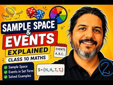 Sample Space Questions | Probability Practice Set 5.2 | Class 10 Maths | Coin, Dice & Committees