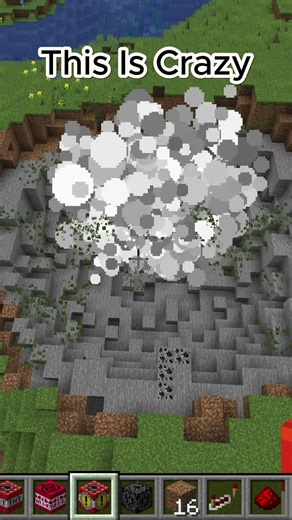 👉 Minecraft TNT Gets Bigger Every Explosion… 😳 #minecraft