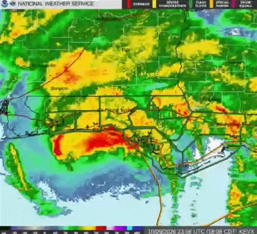 Friday October 9, 2026 7:18PM EDT: @NWSTallahassee Eglin AFB NEXRAD radar image of Hurricane Isaias before landfall https://t.co/jCYGngeFtg #Hurricane #Isaias #hurricaneisaias #FLwx #Florida #J1wx https://t.co/5pFmIjtTGt