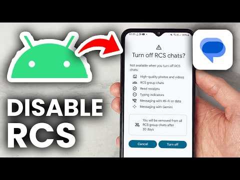 How To Disable RCS Messaging On Android - Turn Off RCS