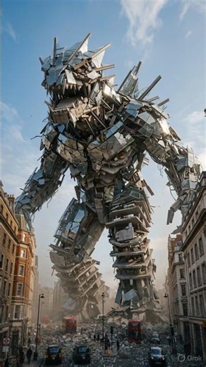 Building Beast — Collapse to Colossal Debris Titan