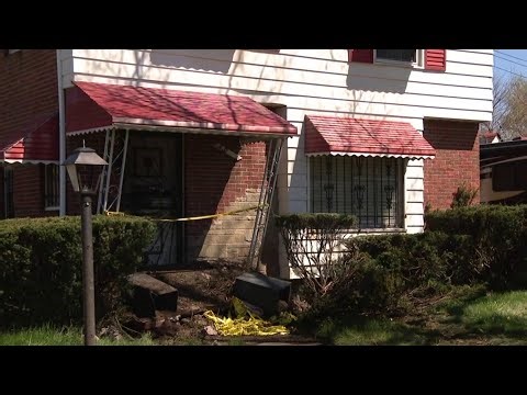 Fleeing driver crashes stolen truck into home on Detroit's west side