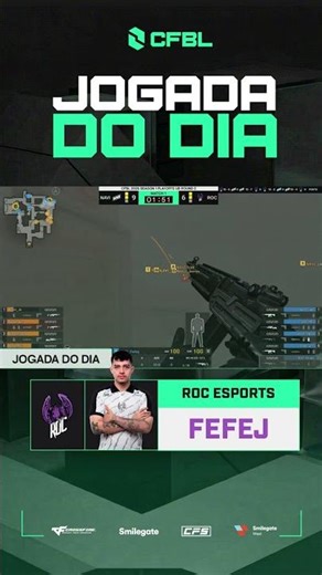 PLAY OF THE DAY - An insane sequence of kills by FEFEJ. #CFBL2026 #crossfirebrasil