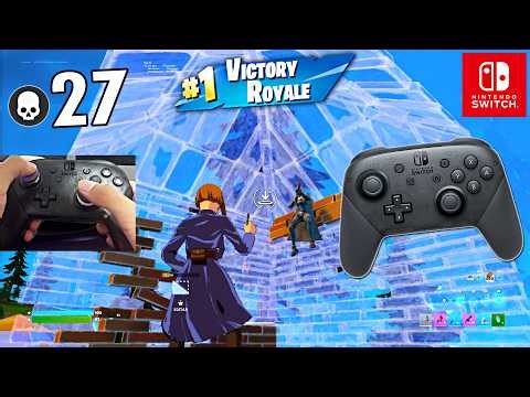 Nintendo Switch Pro Controller Handcam 🎮 Fortnite Reload Gameplay 👑 (Fortnite Chapter 7 Season 2)
