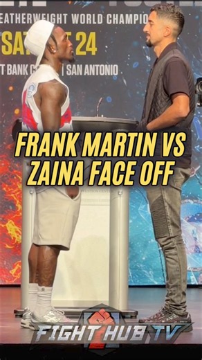 Frank Martin RETURN vs Zaina intense face off!