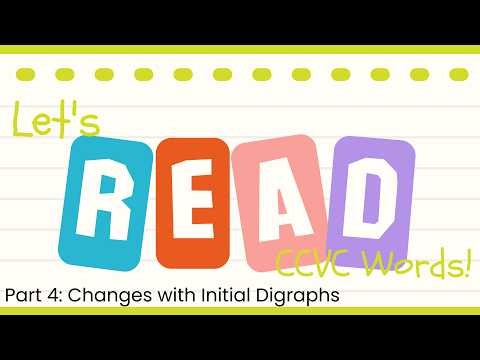 Read CCVC Words | Part 4 | Changes with Initial Digraphs | Mr. Wolfe's Classroom