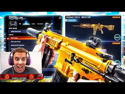 Top 5 Meta Loadouts + Best Controller Settings in Warzone!