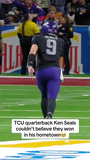 Led them to victory in San Antonio 💪 #tcu #usc #cfb #espnsocial | tcu