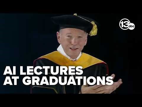 AI comments during graduation speeches met with boos at several universities