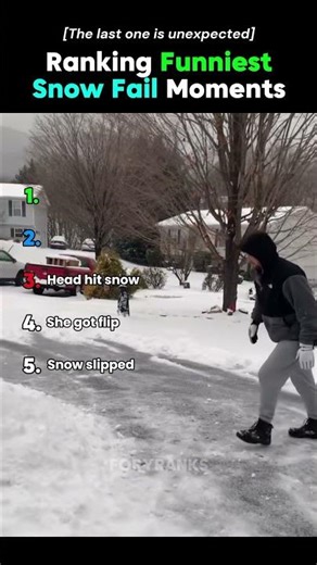 Ranking Funniest Snow Fail Moments 😂
