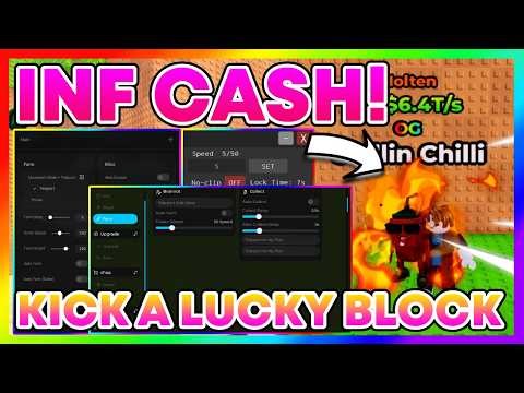 🔥 NEW Kick a Lucky Block Script 2026 | AUTO FARM, INFINITE CASH, DUPE + PERFECT KICK (NO KEY)