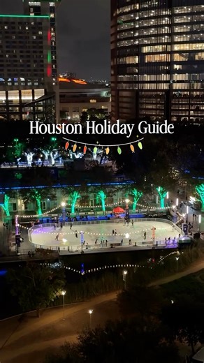 🎄 HOUSTON HOLIDAY GUIDE ✨ H-Town is full of festive fun this season! From sparkling light displays to family-friendly activities, here are 12 things to do around Houston during Winter Break, including several FREE options 🎁👇 1️⃣ River Oaks Christmas Lights (FREE) 2️⃣ City Hall-iday Lights (FREE) — through Dec 31, 2025 3️⃣ Downtown Houston Sweet Spots @downtownhouston (FREE) 📍 McKinney St. & Texas Ave. 📍 Trebly Park & Lynn Wyatt Square — through Dec 29, 2025 4️⃣ Holiday Train @hermannpark — 