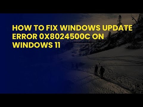 How to Fix Windows Update Error 0x8024500C on Windows 11
