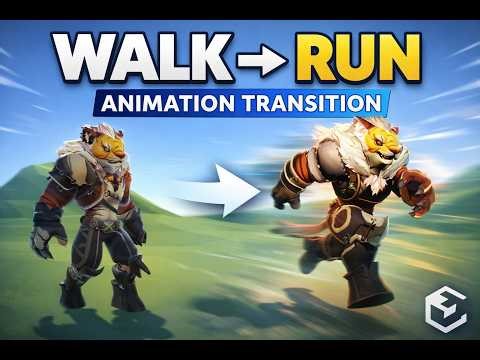 Walk to Run Transition in Unity | First Attempt