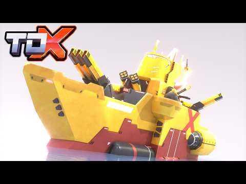 Tower Defense X golden warship real