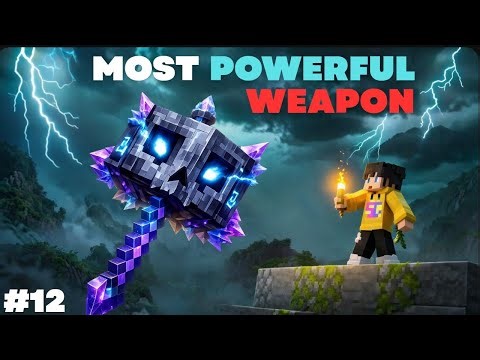 How I Made This GOD Weapon In Minecraft One Block!🤯 - Part 12