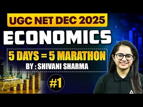 UGC NET Economics Marathon | UGC NET Economics All 10 Units Revision By Shivani Mam