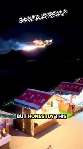 Santa’s Taking Off Caught on Camera 😱🎄 #ChristmasMystery