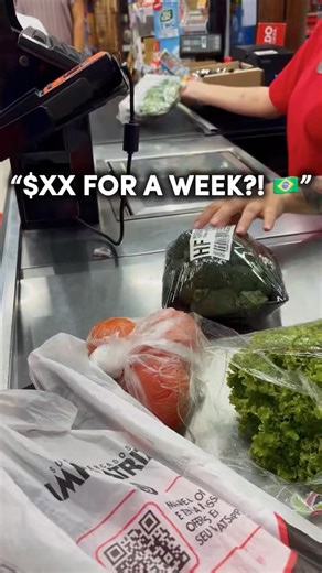 Is Brazil actually cheap? Our weekly groceries spending 🇧🇷 #brazilcost #groceryhaul #travelbudget
