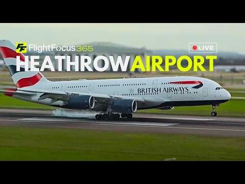 Heathrow Airport Live - Wednesday 8th July 2026
