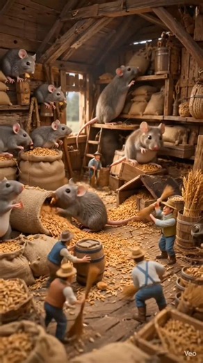 🐭 Giant Mice Attack Tiny Farmers! Epic Miniature 3D CGI Rescue Story | Viral Animation