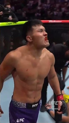 That was BRUTAL #ufcshanghai