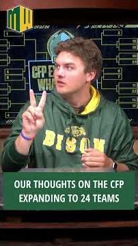 Our thoughts on CFP expansion #ndsufootball #football #collegefootball #ndsu