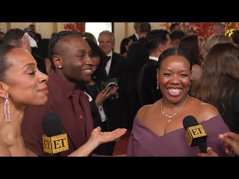 Miles Caton's Mom CRASHES His Oscars Interview! (Exclusive)