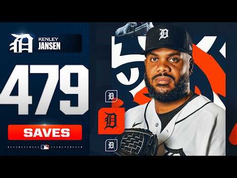 FULL 9th inning: Kenley Jansen moves to 3rd place all-time on career saves list with his 479th 💪
