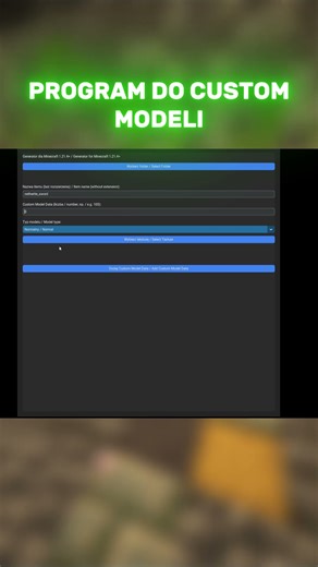 PROGRAM DO CUSTOM MODEL DATA!! #minecraft