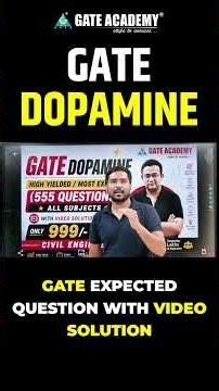 GATE Dopamine Course | Expected Questions Paper with Complete Solutions